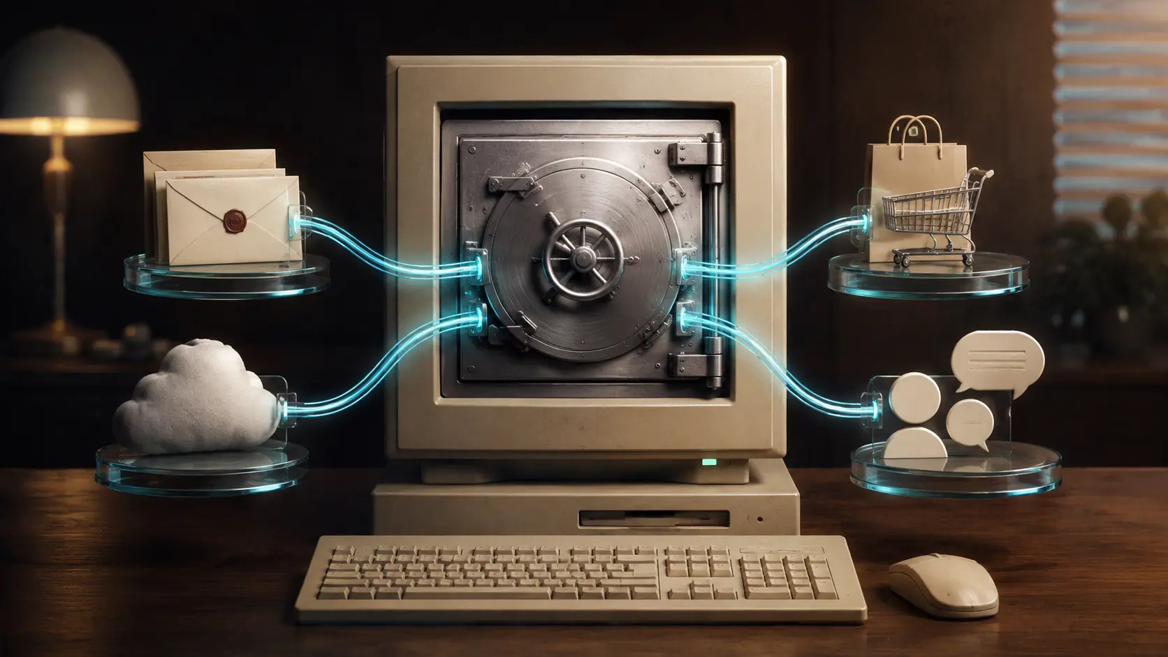 Passwortmanager mit verschiedenen geschützten Benutzerkonten